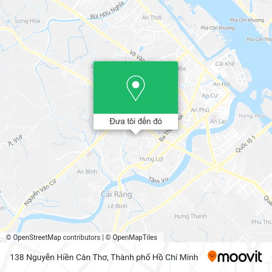 Bản đồ 138 Nguyễn Hiền Cân Thơ