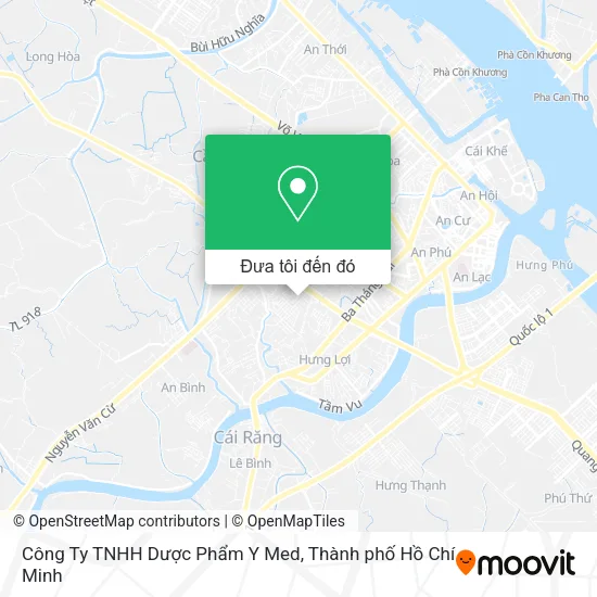 Bản đồ Công Ty TNHH Dược Phẩm Y Med