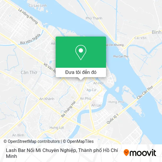 Bản đồ Lash Bar Nối Mi Chuyên Nghiệp