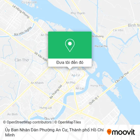 Bản đồ Ủy Ban Nhân Dân Phường An Cư