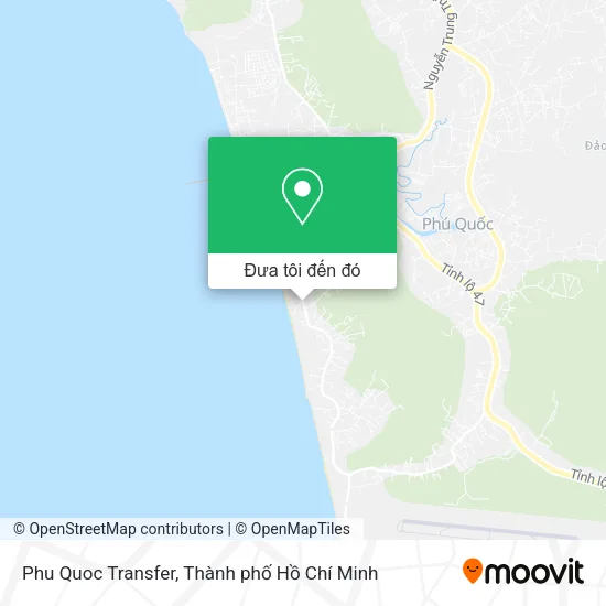 Bản đồ Phu Quoc Transfer