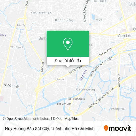 Bản đồ Huy Hoàng Bán Sắt Cây