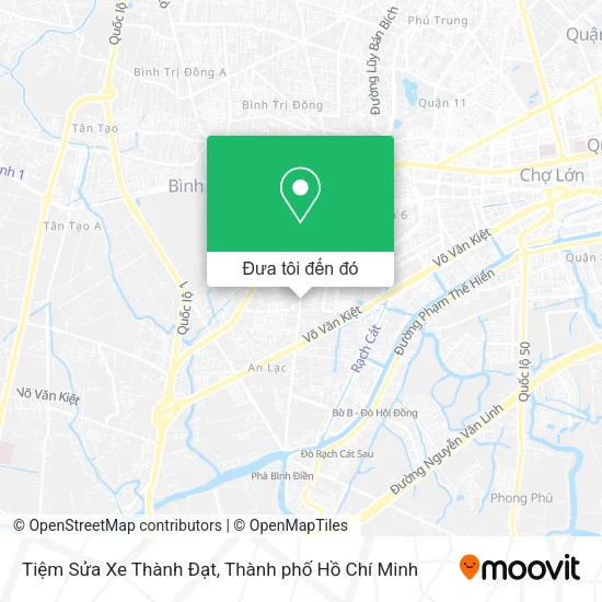 Bản đồ Tiệm Sửa Xe Thành Đạt