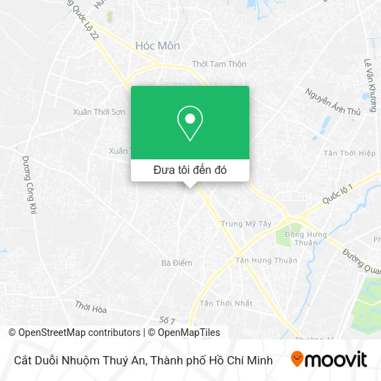 Bản đồ Cắt Duỗi Nhuộm Thuý An