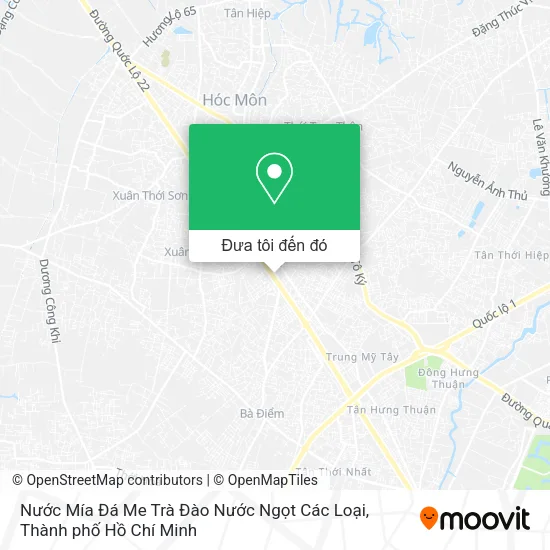 Bản đồ Nước Mía Đá Me Trà Đào Nước Ngọt Các Loại
