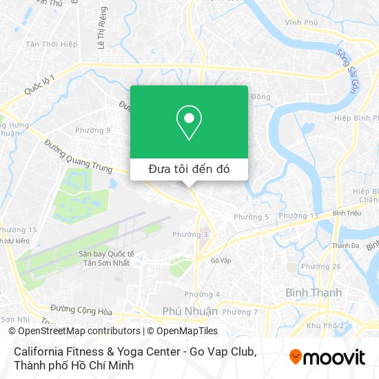 Bản đồ California Fitness & Yoga Center - Go Vap Club
