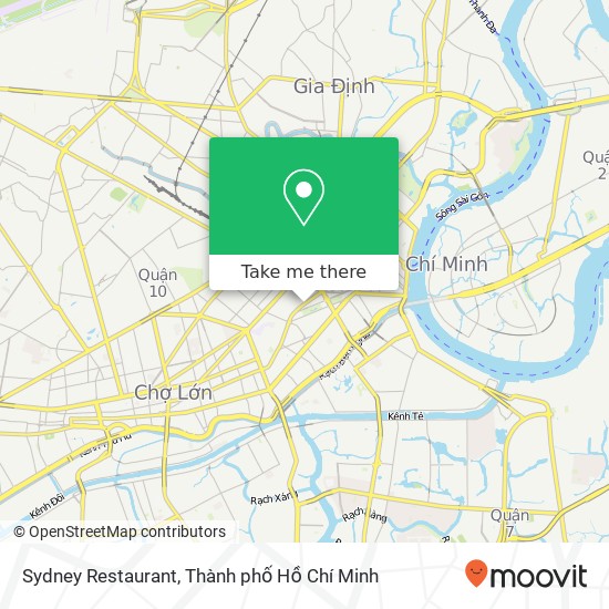 Bản đồ Sydney Restaurant