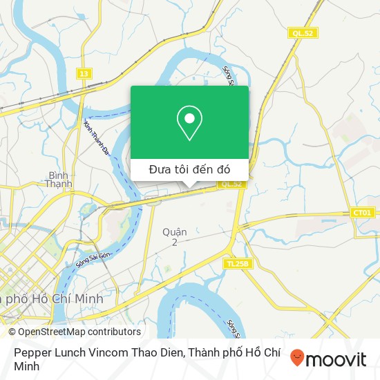 Bản đồ Pepper Lunch Vincom Thao Dien