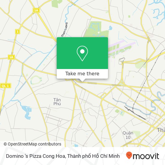 Bản đồ Domino 's Pizza Cong Hoa