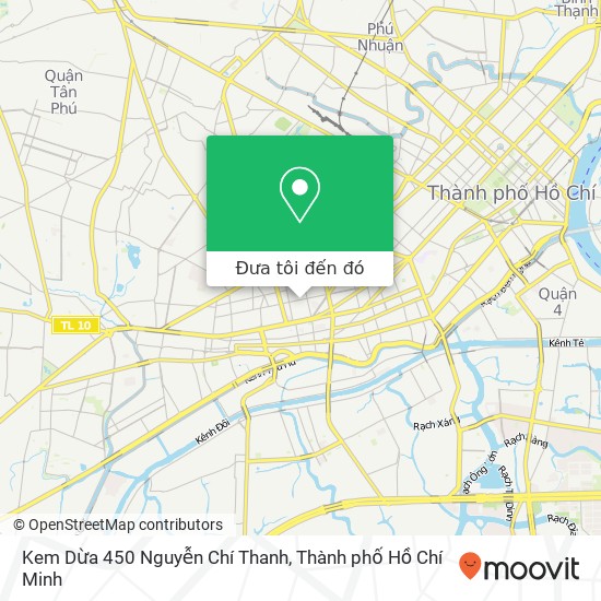 Bản đồ Kem Dừa 450 Nguyễn Chí Thanh