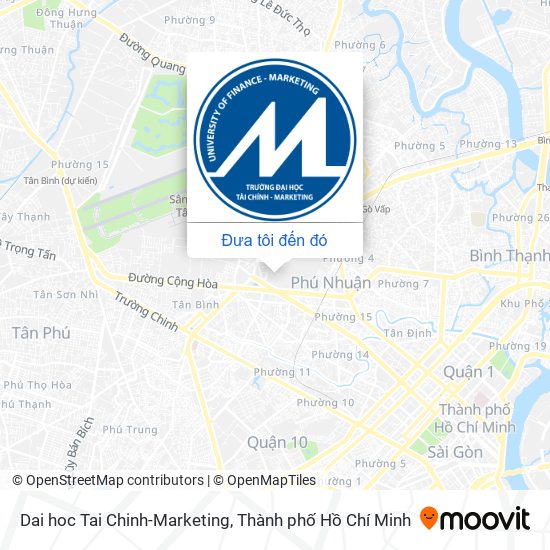 Bản đồ Dai hoc Tai Chinh-Marketing