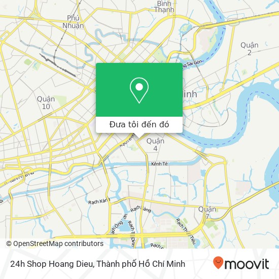 Bản đồ 24h Shop Hoang Dieu