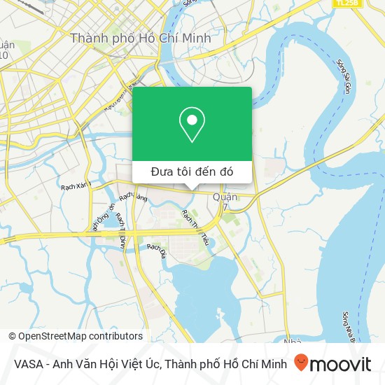 Bản đồ VASA - Anh Văn Hội Việt Úc
