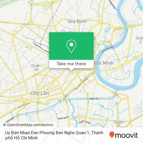 Bản đồ Uy Ban Nhan Dan Phuong Ben Nghe Quan 1