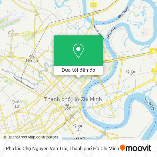 Bản đồ Phá lấu Chợ Nguyễn Văn Trỗi