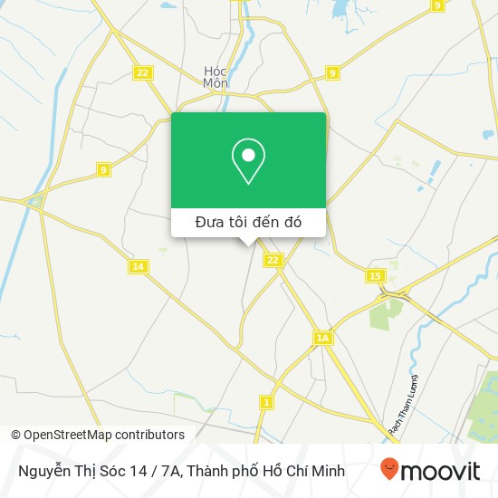 Bản đồ Nguyễn Thị Sóc 14 / 7A