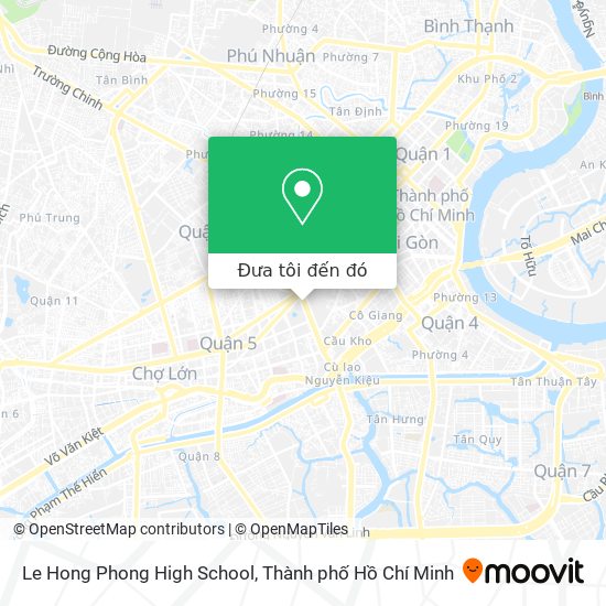 Bản đồ Le Hong Phong High School
