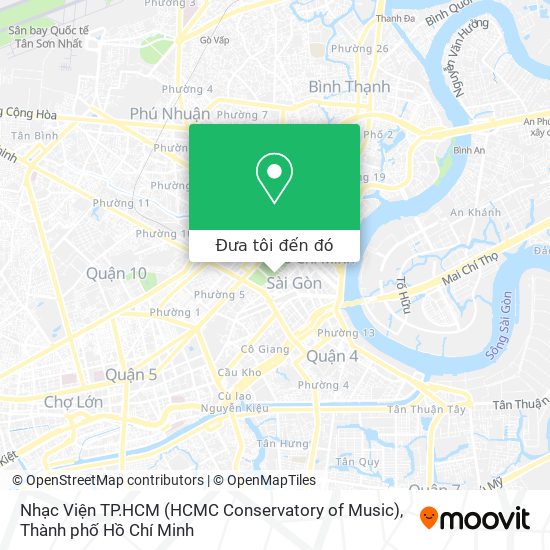 Bản đồ Nhạc Viện TP.HCM (HCMC Conservatory of Music)