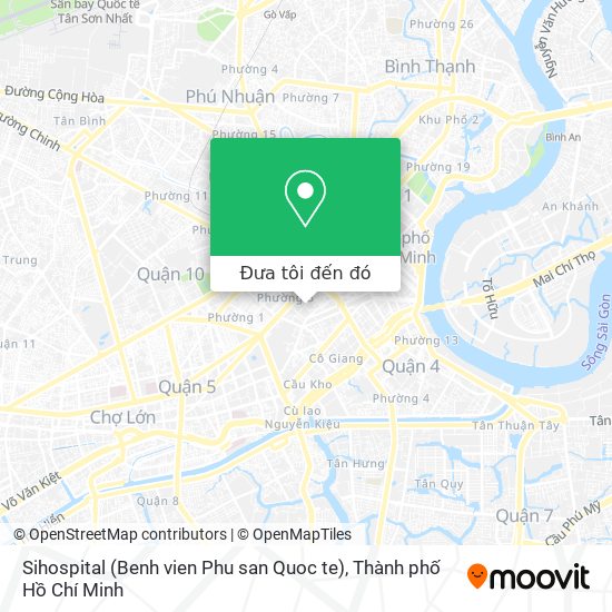Bản đồ Sihospital (Benh vien Phu san Quoc te)