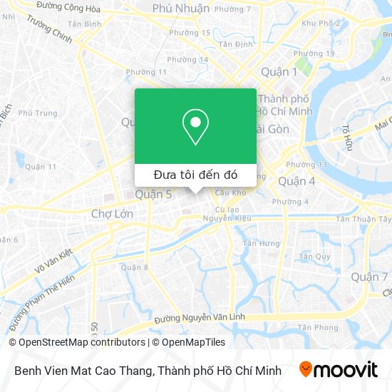 Bản đồ Benh Vien Mat Cao Thang