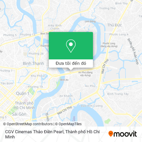Bản đồ CGV Cinemas Thảo Điền Pearl