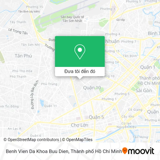 Bản đồ Benh Vien Da Khoa Buu Dien