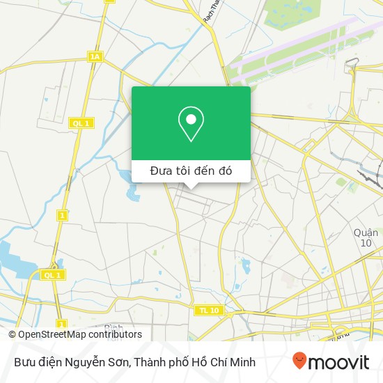 Bản đồ Bưu điện Nguyễn Sơn
