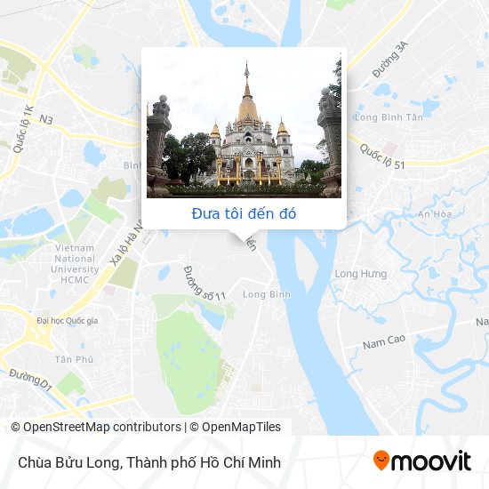 Bản đồ Chùa Bửu Long