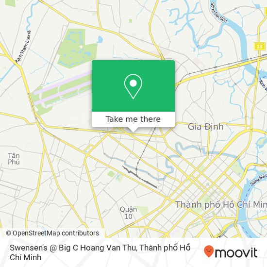 Bản đồ Swensen's @ Big C Hoang Van Thu