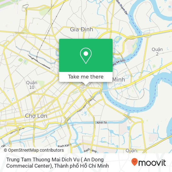 Bản đồ Trung Tam Thuong Mai Dich Vu ( An Dong Commecial Center)