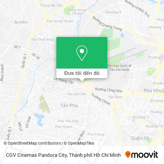 Bản đồ CGV Cinemas Pandora City