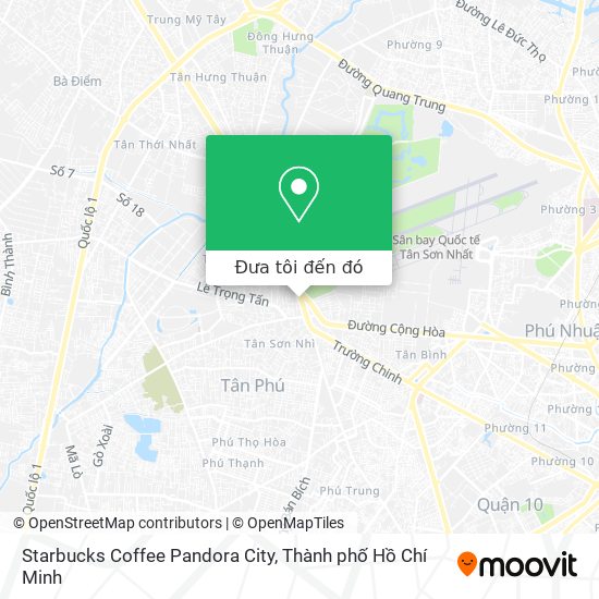 Bản đồ Starbucks Coffee Pandora City