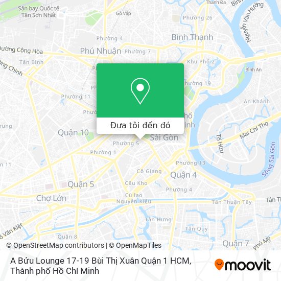 Bản đồ A Bửu Lounge 17-19 Bùi Thị Xuân Quận 1 HCM