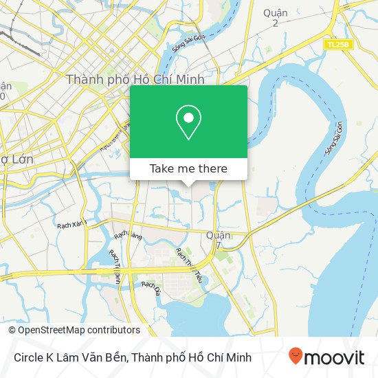 Bản đồ Circle K Lâm Văn Bền
