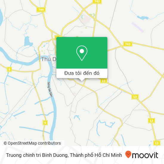 Bản đồ Truong chinh tri Binh Duong