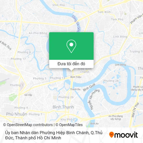 Bản đồ Ủy ban Nhân dân Phường Hiệp Bình Chánh, Q.Thủ Đức