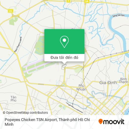 Bản đồ Popeyes Chicken TSN Airport