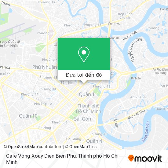 Bản đồ Cafe Vong Xoay Dien Bien Phu