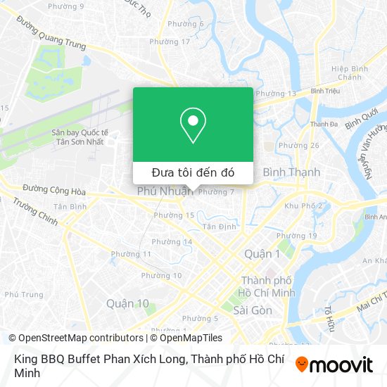 Bản đồ King BBQ Buffet Phan Xích Long