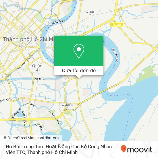 Bản đồ Ho Boi Trung Tâm Hoạt Động Cán Bộ Công Nhân Viên TTC