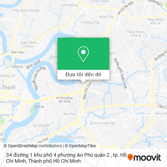 Bản đồ 34 đường 1 khu phố 4 phường An Phú quận 2 , tp. Hồ Chí Minh