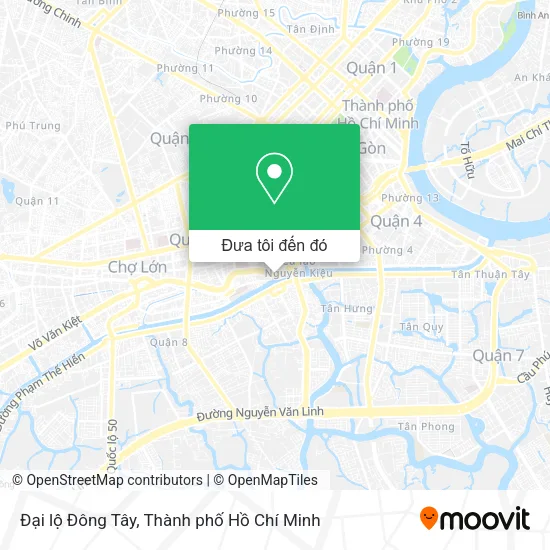 Bản đồ Đại lộ Đông Tây