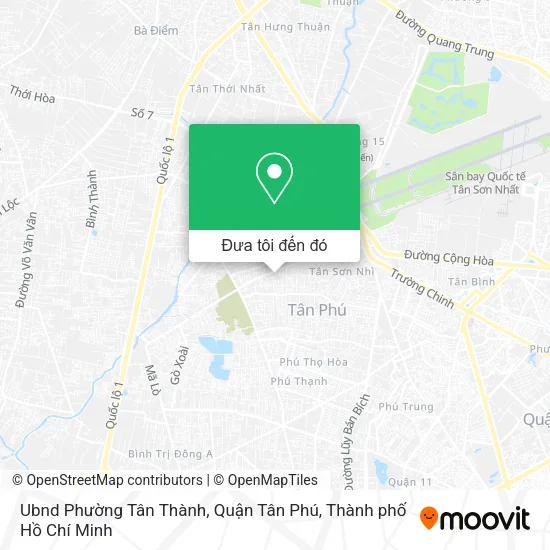 Bản đồ Ubnd Phường Tân Thành, Quận Tân Phú
