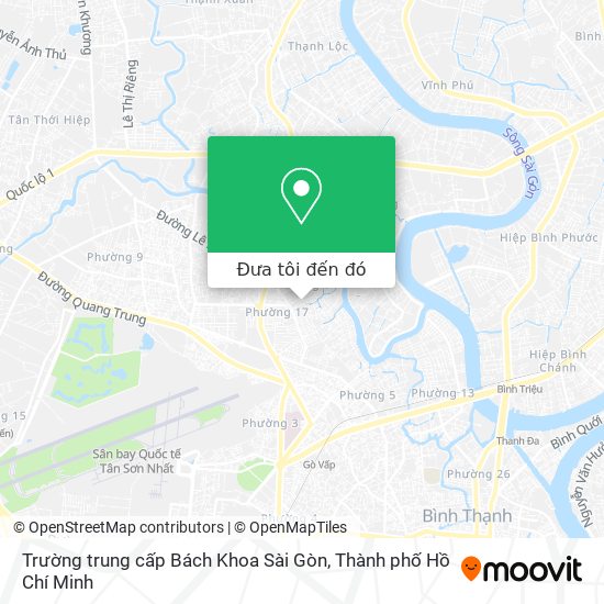 Bản đồ Trường trung cấp Bách Khoa Sài Gòn