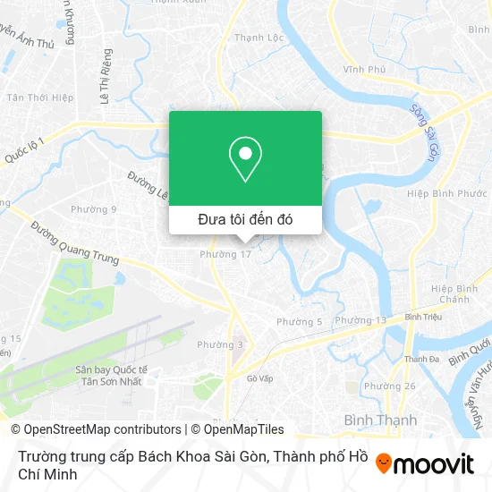 Bản đồ Trường trung cấp Bách Khoa Sài Gòn