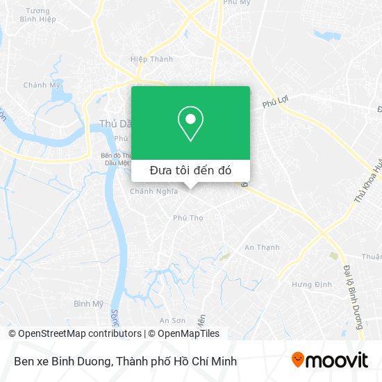 Bản đồ Ben xe Binh Duong