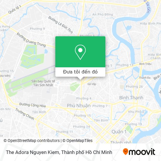 Bản đồ The Adora Nguyen Kiem