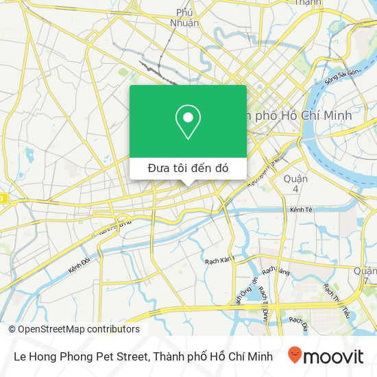Bản đồ Le Hong Phong Pet Street