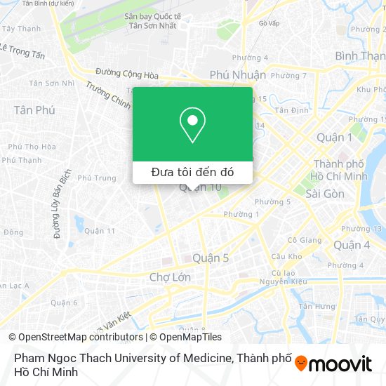 Bản đồ Pham Ngoc Thach University of Medicine