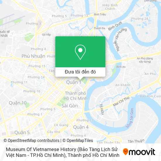 Bản đồ Museum Of Vietnamese History (Bảo Tàng Lịch Sử Việt Nam - TP.Hồ Chí Minh)
